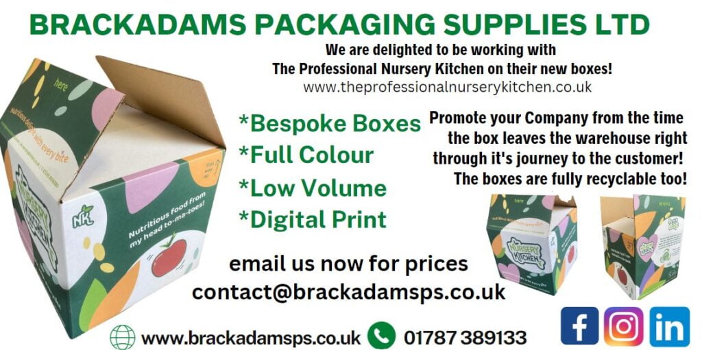 Professional Nursery Kitchen - Printed Boxes