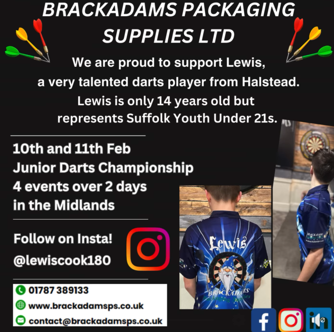 We Are Proud To Sponsor Lewis